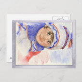 Schneestag Postkarte (Vorne/Hinten)