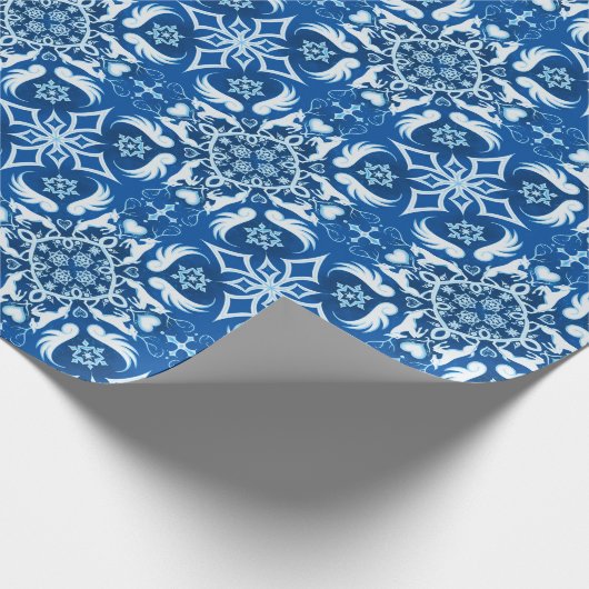 Schneestags Geschenkpapier (Ecke)