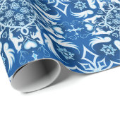 Schneestags Geschenkpapier (Rolleneckpunkt)