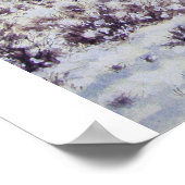 Schneestall in den Bergen - Plakat (Ecke)