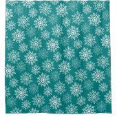 Schneestars - Duschvorhang (Vorderseite)