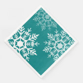 Schneestars - Weihnachten - Papier Napkin Serviette (Ecke)