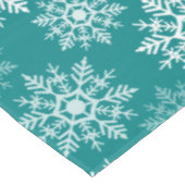 Schneestars - Weihnachtsdekoration - Tischdecken (Schrägansicht)