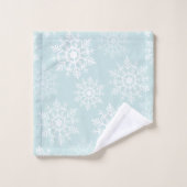 Schneestars - Weihnachtshandtuch - Set (Waschlappen)