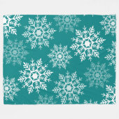 Schneestars - Winter Fleece Blanket (Vorderseite (Horizontal))