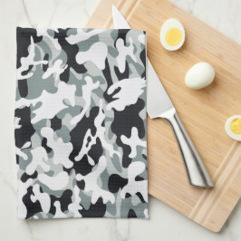 Schneestaub Geschirrtuch