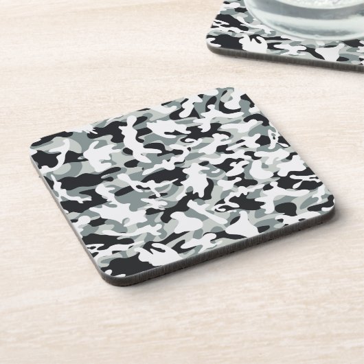 Schneestaub Getränkeuntersetzer (Linke Seite)