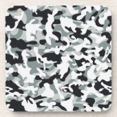 Schneestaub Getränkeuntersetzer (Vorderseite)