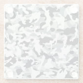 Schneestaub Glasuntersetzer (Rückseite)