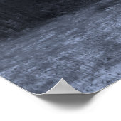 Schneestaub im Moor Poster (Ecke)