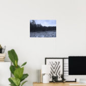Schneestaub im Moor Poster (Heimbüro)