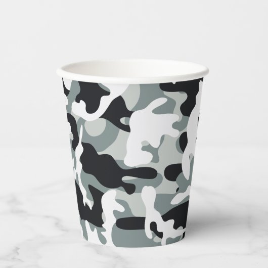 Schneestaub Pappbecher (Vorderseite)