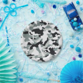 Schneestaub Pappteller (Party)