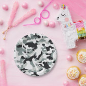 Schneestaub Pappteller (Party)