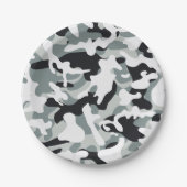 Schneestaub Pappteller (Vorderseite)