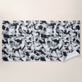 Schneestaub Strandtuch (Vorderseite)