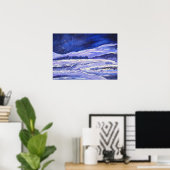 Schneestaub und Sternenstaub Poster (Heimbüro)