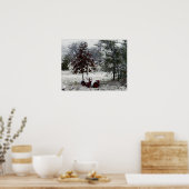 Schneestractor Poster (Küche)