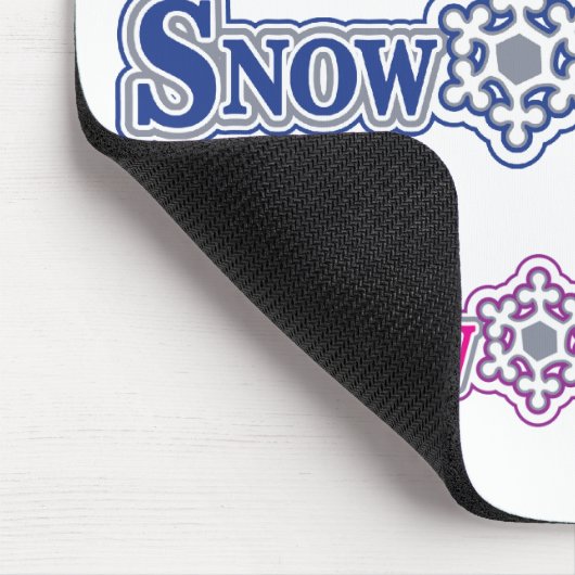 Schneestrahllicht Mousepad (Ecke)