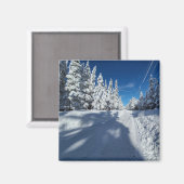 Schneestraße Magnet (Vorderseite/Rückseite)