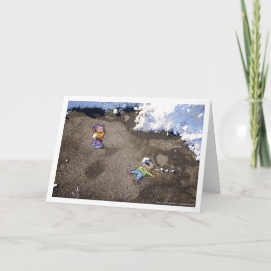 Schneestreit Karte (Vorderseite)