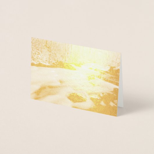 Schneestrom in den Smokies Folienkarte (Vorderseite)