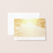 Schneestrom in den Smokies Folienkarte (Rückseite mit Umschlag)