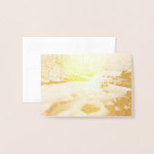 Schneestrom in den Smokies Folienkarte (Vorderseite mit Umschlag)