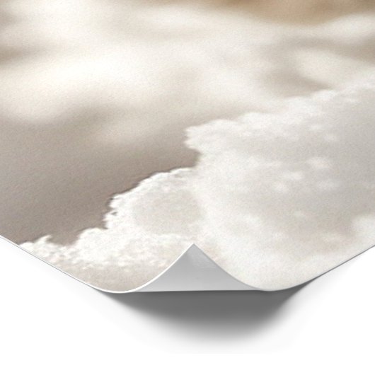 *~* Schneestück Kitty 5:4 Kätzchen AP68 Poster (Ecke)