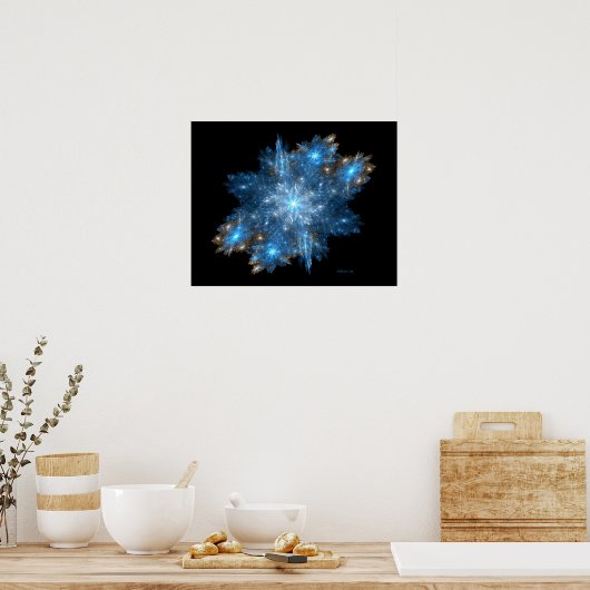 Schneesturm (20 x 16) poster (Küche)