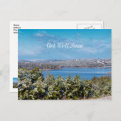 Schneesturm am Tafelrocksee erholt sich schnell. Postkarte (Vorne/Hinten)