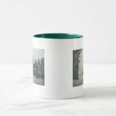 Schneesturm auf der Gunflint HinterTasse Tasse (Zentrum)