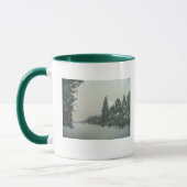 Schneesturm auf der Gunflint HinterTasse Tasse (Links)