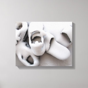 Schneesturm, Boston, 11x14 Canvas Print Leinwanddruck