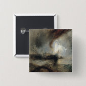 Schneesturm Button (Vorne & Hinten)