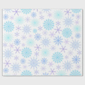Schneesturm Geschenkpapier (Flach)