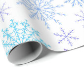 Schneesturm Geschenkpapier (Rolleneckpunkt)