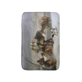 Schneesturm im Winter (von Francisco Goya) Badematte (Vorderseite Vertikal)