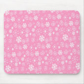 Schneesturm in Pastellrosa Mousepad (Vorne)