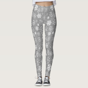 Schneesturm in Silbergrau Leggings