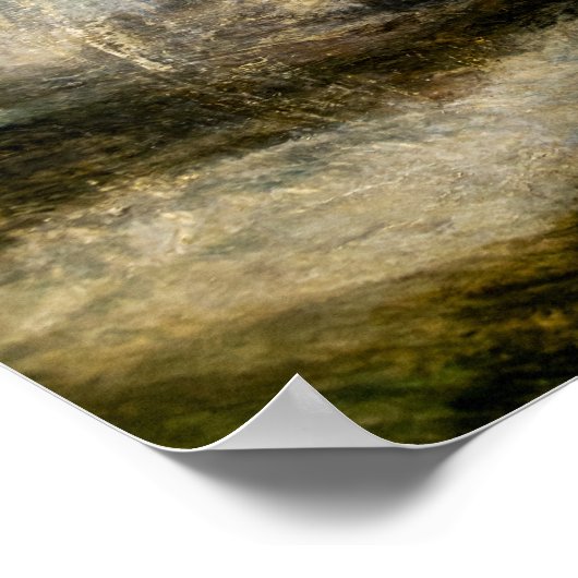 Schneesturm | JMW Turner | Poster (Ecke)