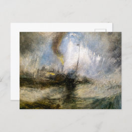 Schneesturm | JMW Turner | Postkarte