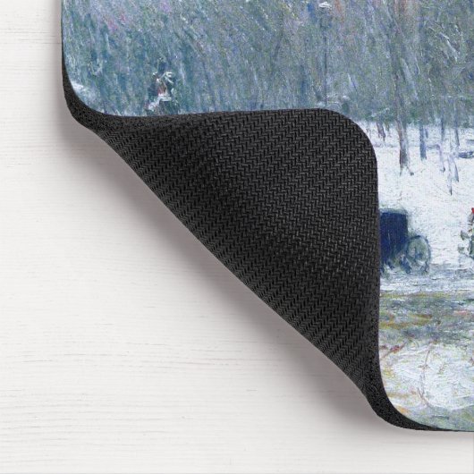 Schneesturm, Madison Square. Fine Art Gift Mousepa Mousepad (Ecke)