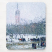 Schneesturm, Madison Square. Fine Art Gift Mousepa Mousepad (Vorne)