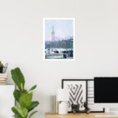 Schneesturm. Madison Square von Childe Hassam Poster (Heimbüro)