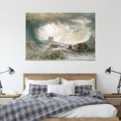 Schneesturm, Mont Cenis Leinwanddruck (Insitu (Schlafzimmer))