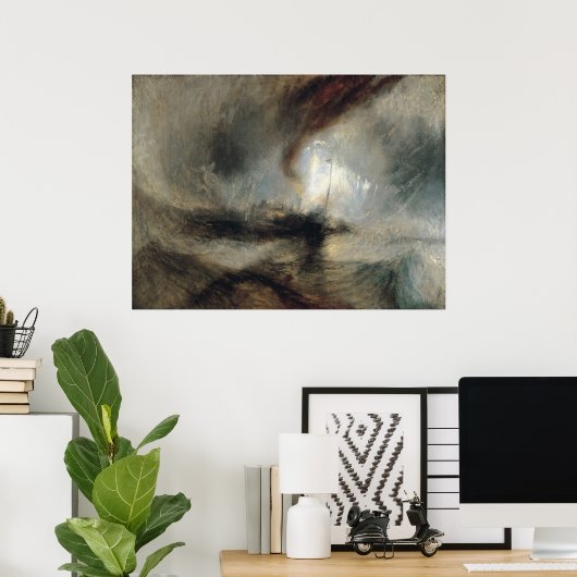 Schneesturm Poster (Heimbüro)