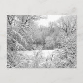 Schneesturm Postkarte (Vorderseite)