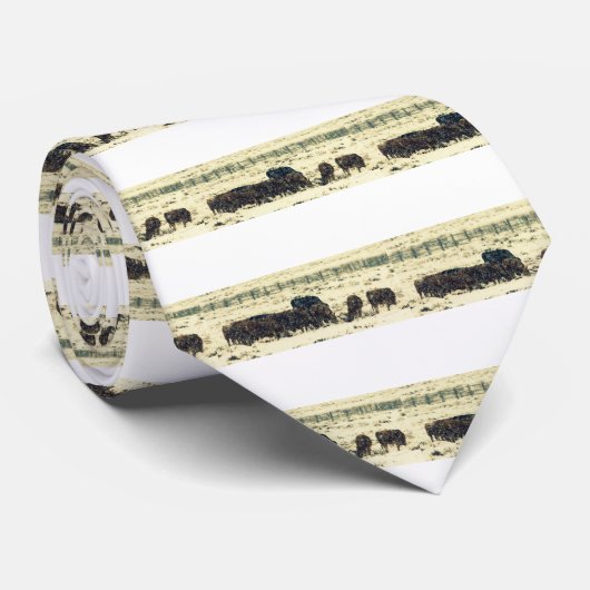 Schneesturm-Vieh Krawatte (Gerollt)