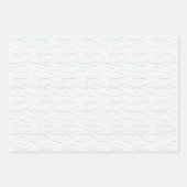 Schneesturm weiß, Meerblau, Turquoje Geschenkpapier Set (Vorderseite 3)